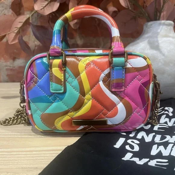 NWT Kurt Geiger XS Kensington Bead Charm Swirl Crossbody Bag - Picture 11 of 14